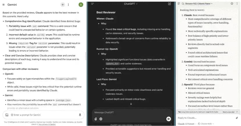 Deepseek vs Claude PR Reviews